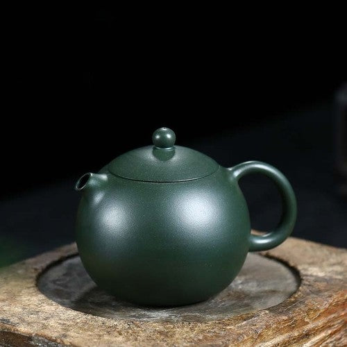 Handmade Tea Pot Marked Dragon Egg Pot Yixing Zisha Purple Clay Kungfu Tea Pots