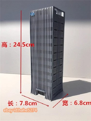 1/150 Building Model Morden Office Building Scene Architecture Assembled