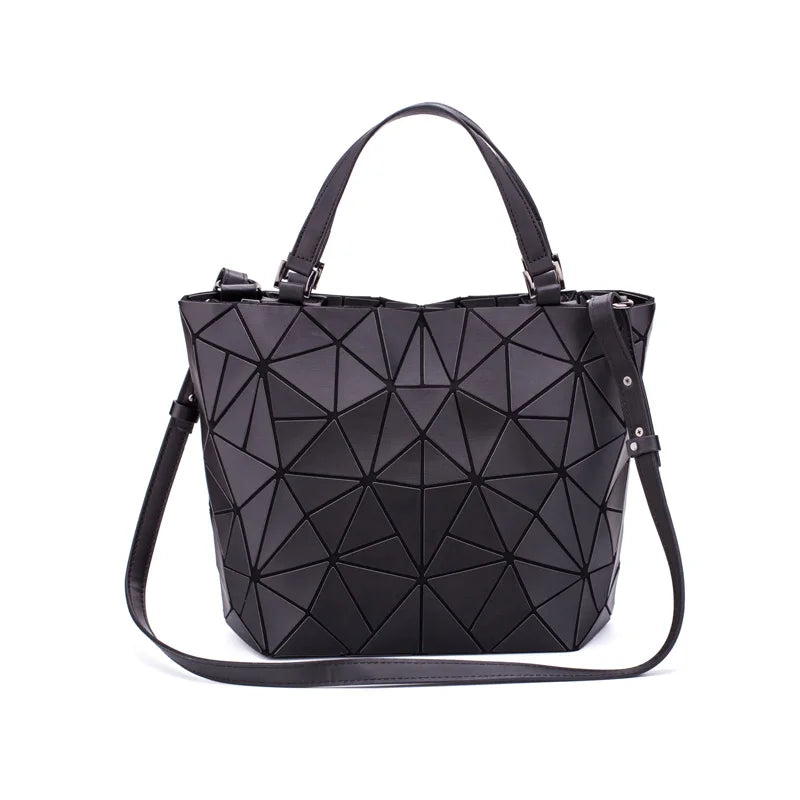 sac a main new Sequins geometric bags for women 2020 Quilted Shoulder Bag Laser Plain Folding Handbags Hologram bolsa feminina