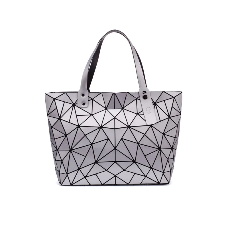 sac new Handbag Female Folded Ladies Geometric Plaid Bag Beach Large Tote Women Handbag Mochila Shoulder Bag for women 2020