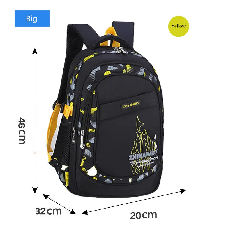 school backpack for teenage boys elementary school bags 6-12 years old boys waterproof book bag student backbag kids satchel
