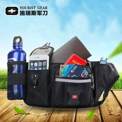 swiss bag for men women waist Bags girls fanny packs Hip Belt Bags Money Travelling Mountaineering Mobile Phone Bag Waist Packs