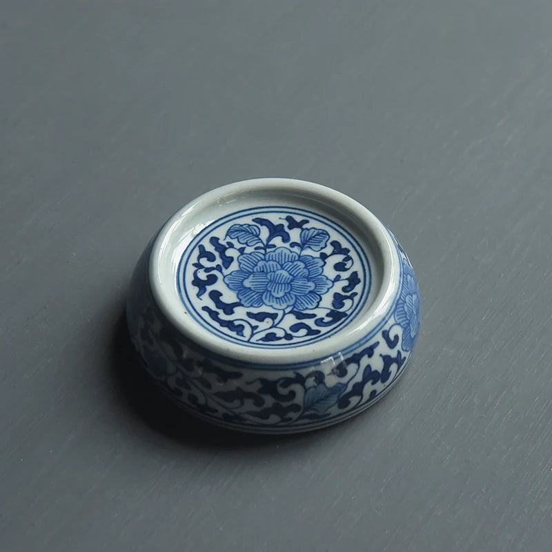 the beginning of the hand-painted cover buy antique bound branch lotus lines cover bracket tea tea cup mat spare parts