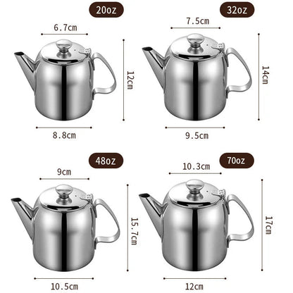 0.5L/0.9L/1.3L/2L Stainless Steel Teapot Coffee Pot Water Kettle for Gas Stove Induction Cooker Buy Our Tea