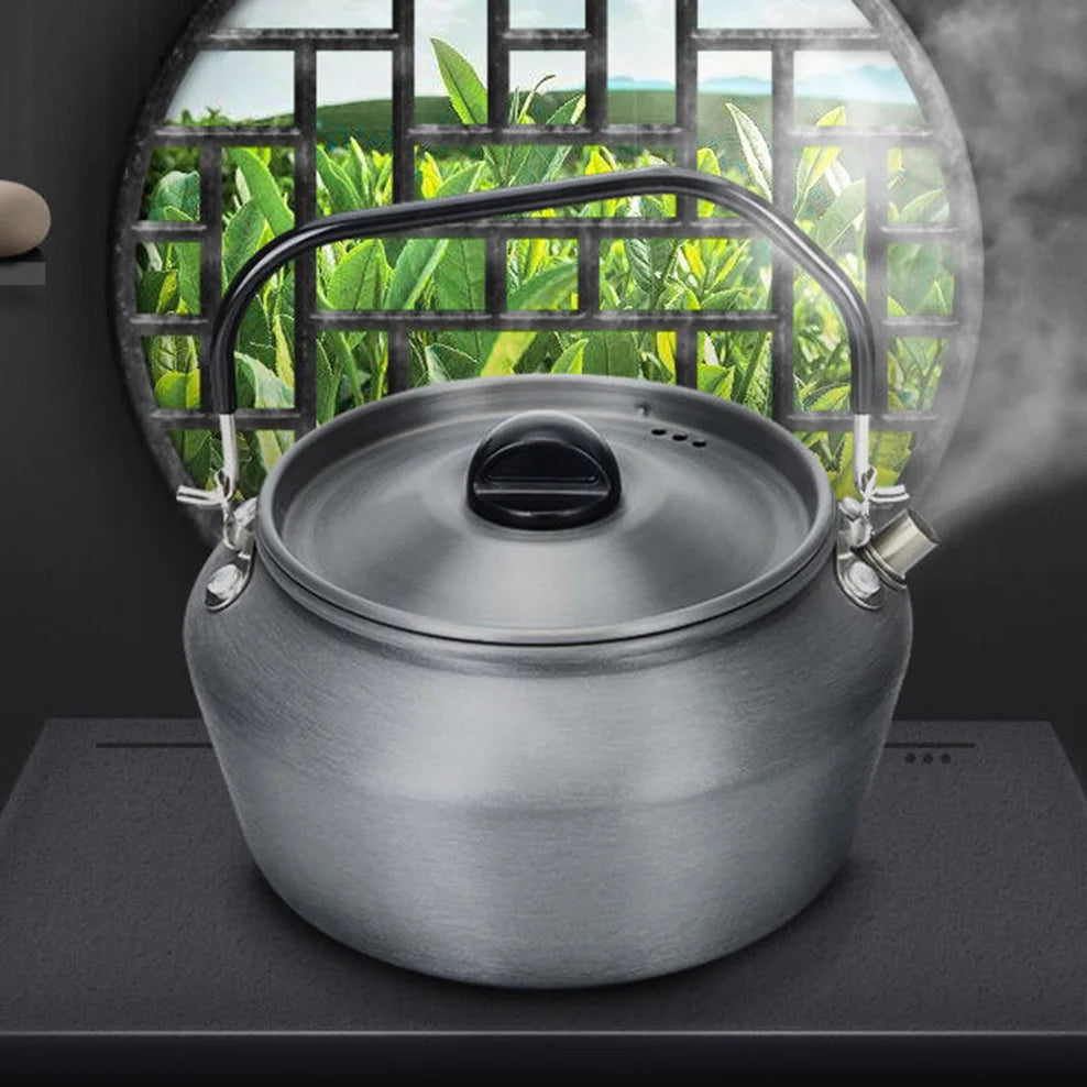 0.6/1.2L Outdoor Boiling Kettle Camping Teapot Portable Alumina Kettle With Anti-Scalding Handle Bioling Tea Pot Buy Our Tea