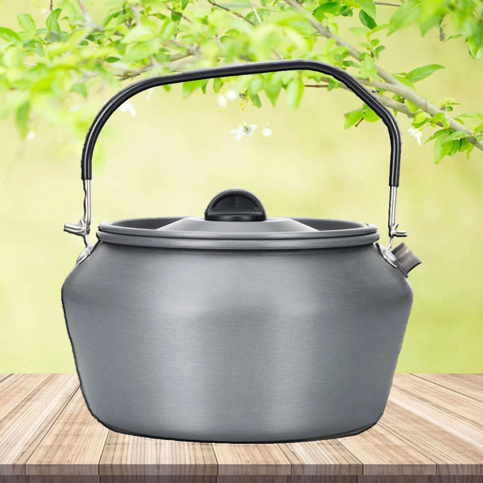 0.6/1.2L Outdoor Boiling Kettle Camping Teapot Portable Alumina Kettle With Anti-Scalding Handle Bioling Tea Pot Buy Our Tea