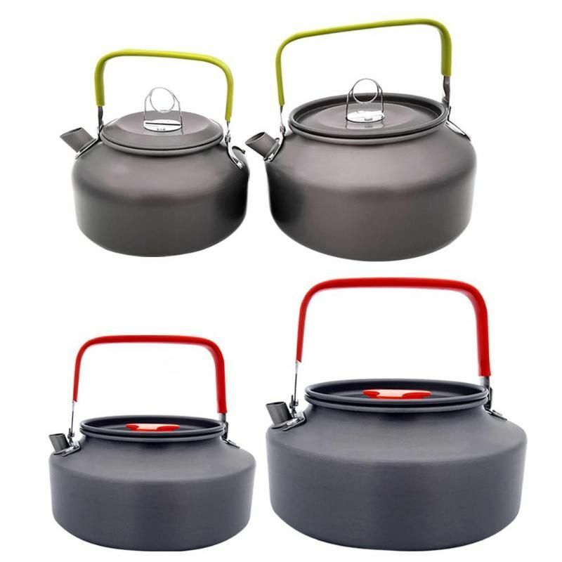 0.8/1.1/1.2/1.6L Water Kettle Portable Camping Aluminum Alloy Outdoor Teapot Bag Buy Our Tea