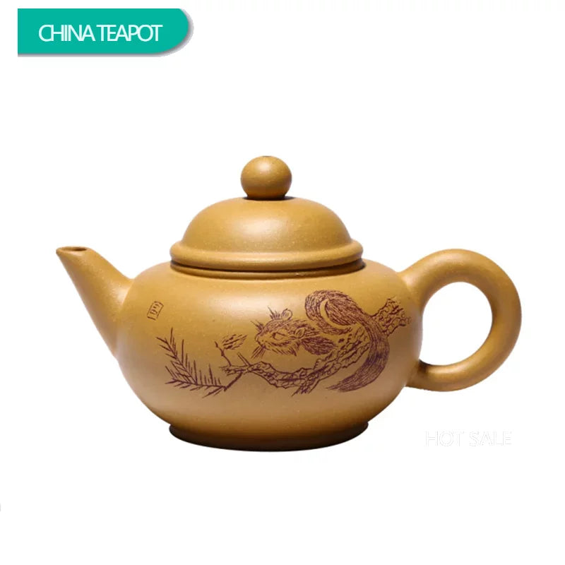110ml Authentic Yixing Purple Clay Teapot Handmade Section Mud Filter Tea Pot Home Zisha Beauty Kettle Chinese Tea Set Gifts
