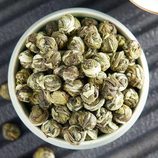 1.1 lb, Jasmine Dragon Pearl Ball Tea Organic Green Tea Flower Tea,mo li hua cha Buy Our Tea