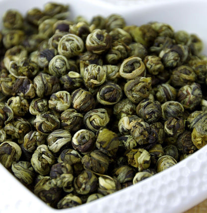 1.1 lb, Supreme Jasmine Pearl Dragon Phoenix Green Tea, MO LI LONG ZHU TEE 500g Buy Our Tea