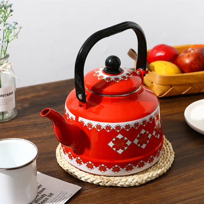 1.1L/1.7L/2.5L Porcelain Enameled Kettle Home Thickened Enamel Kettle For Induction Cooker Gas Stove Boil Water Kettle Teapot Buy Our Tea