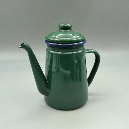 1.1L Enamel Coffee Pot Army Green Teapot Hot Pot Restaurant Kettle For Home Enamel Pot Cup Buy Our Tea