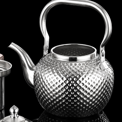 1.2/1.5/2L Stainless Steel Teapot Hammered Spherical Kettle Stove Tea Kettles Buy Our Tea