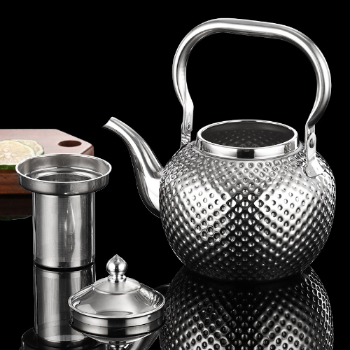 1.2/1.5/2L Stainless Steel Teapot Hammered Spherical Kettle Stove Tea Kettles Buy Our Tea