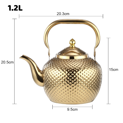 1.2/1.5/2L Stainless Steel Teapot Hammered Spherical Kettle Stove Tea Kettles Buy Our Tea