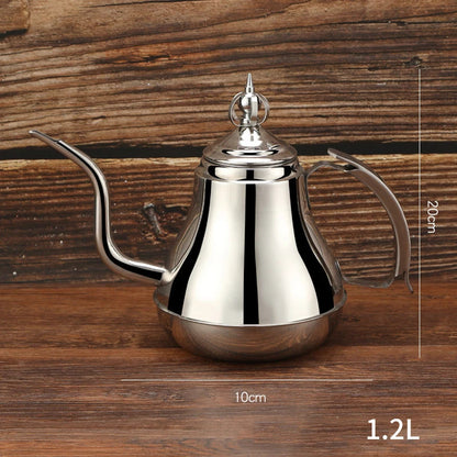 1.2/1.8L Teapot with Tea Filter 304 Stainless Steel Coffee Tea Pot Water Kettle Induction Cooker Stove Universal Kitchen Tool Buy Our Tea