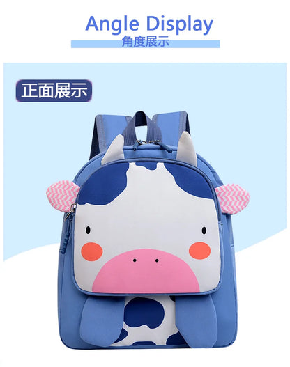 1-2 Grade Primary School Students Back To School Schoolbag Kindergarten Backpack Cartoon Backpack Suitable for Boys and Girls