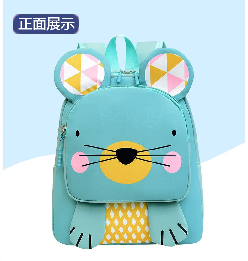 1-2 Grade Primary School Students Back To School Schoolbag Kindergarten Backpack Cartoon Backpack Suitable for Boys and Girls