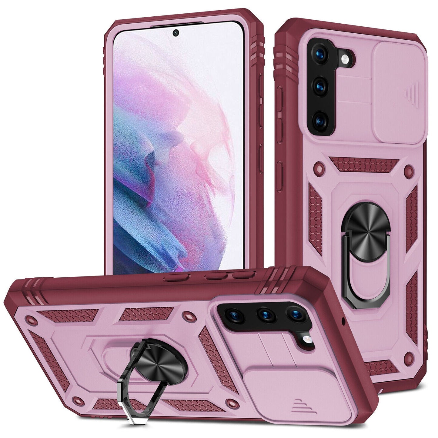 1/2 Pack Case For Samsung Galaxy S21 Ultra/ FE 5G Camera Slide Protection Cover Buy Our Tea