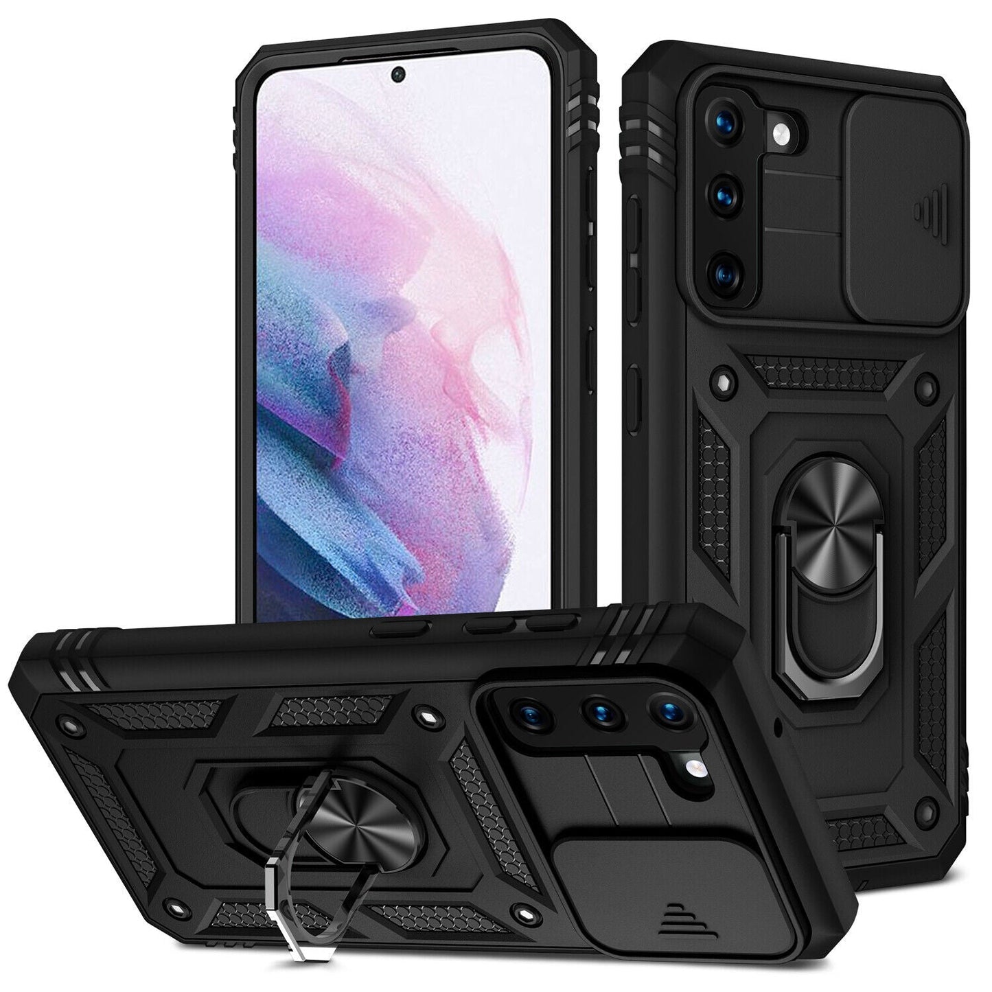 1/2 Pack Case For Samsung Galaxy S21 Ultra/ FE 5G Camera Slide Protection Cover Buy Our Tea