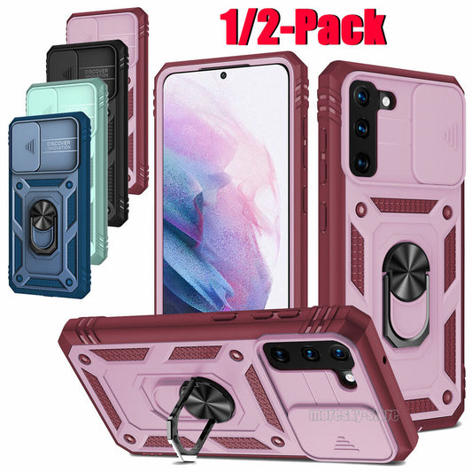 1/2 Pack Case For Samsung Galaxy S21 Ultra/ FE 5G Camera Slide Protection Cover Buy Our Tea