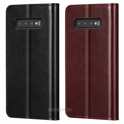 1/2-Pack Flip Case For Samsung Galaxy S10e S10 Plus Leather Wallet Pouch Cover Buy Our Tea