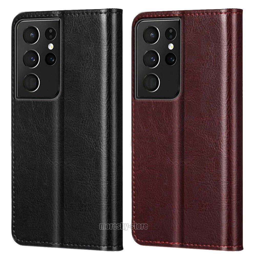 1/2-Pack Flip Case For Samsung Galaxy S21/+/ Ultra/FE Leather Wallet Pouch Cover Buy Our Tea