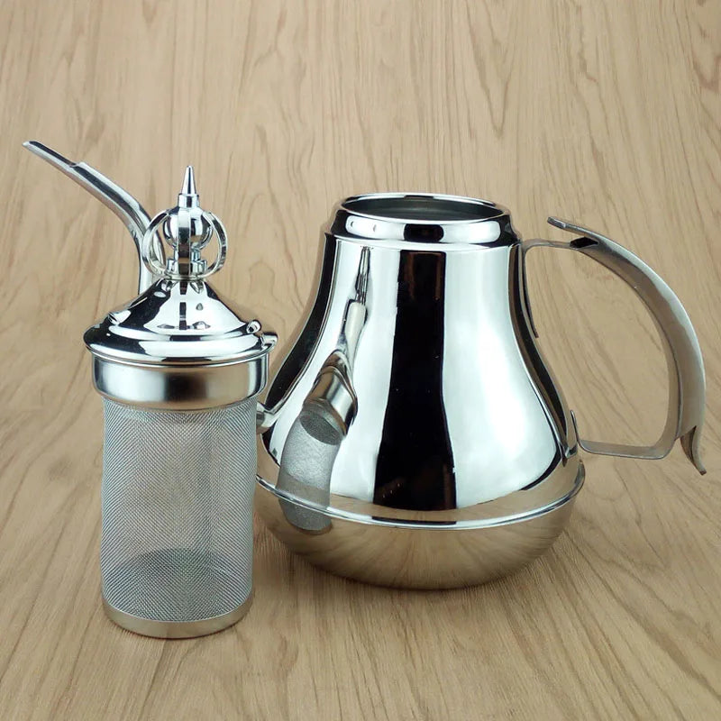 1.2L/1.8L Latin Design Teapot Thicker 304 Stainless Steel Water Kettle Palace Tea Pot For Home Restaurant Buy Our Tea