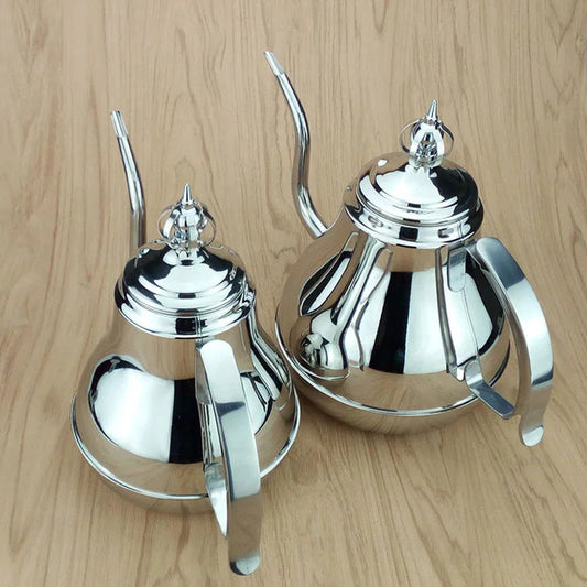 1.2L/1.8L Latin Design Teapot Thicker 304 Stainless Steel Water Kettle Palace Tea Pot For Home Restaurant Buy Our Tea