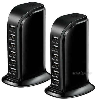 1/2x Multi Port USB Charger Rapid Charging Station For iPhone 13 Pro Max / mini Buy Our Tea