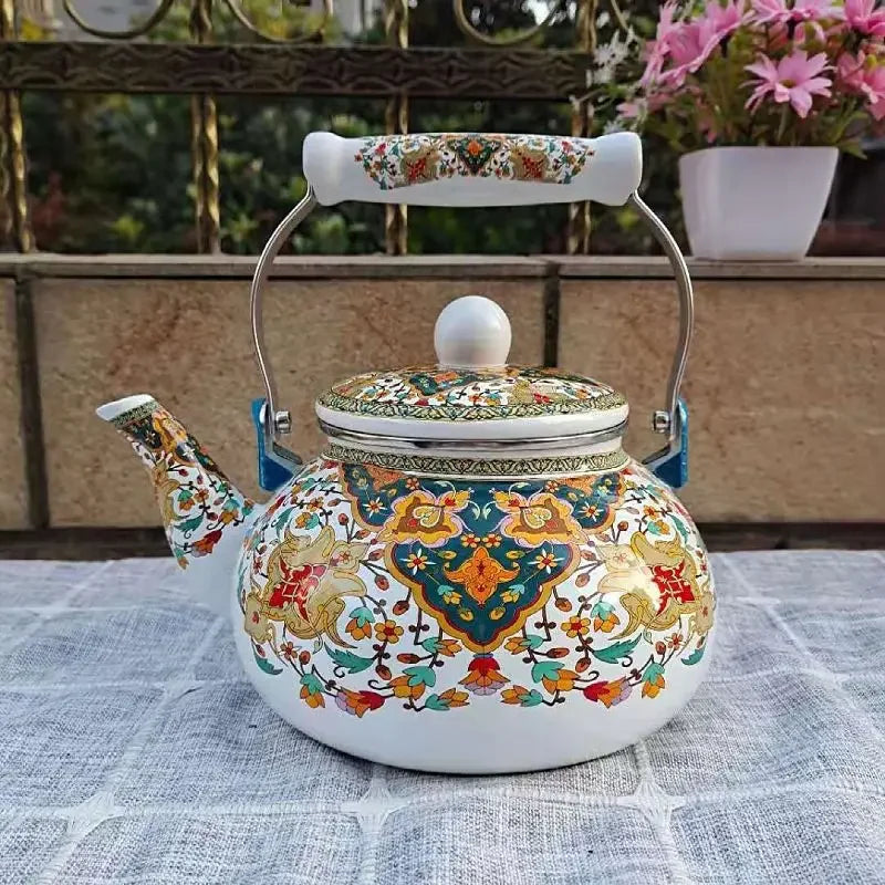 1.5-4L Thickened Enameled Teapot Heated Enameled Teapot Enameled Kettle Enameled Teapot Enameled Coffeemaker Buy Our Tea