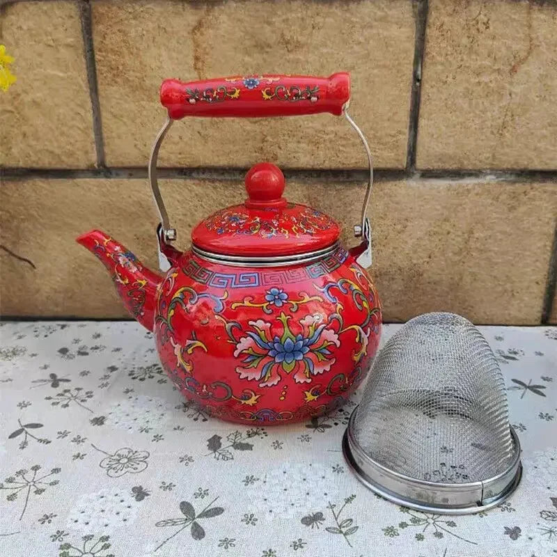 1.5-4L Thickened Enameled Teapot Heated Enameled Teapot Enameled Kettle Enameled Teapot Enameled Coffeemaker Buy Our Tea