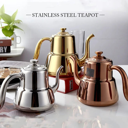 1.5L/2.0L Stainless Steel Teapot Restaurant Household Tea Infuser With Tea Strainer Kettle For Induction Cooker Flower Tea Pot Buy Our Tea