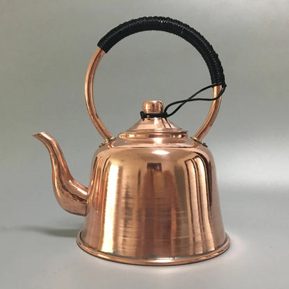 1.5L Pure Copper Teapot Thickened Red Copper Brass Boiling Kettle Anti-Scald Milk Tea Pot Vintage Copper Tea Set For Home Buy Our Tea