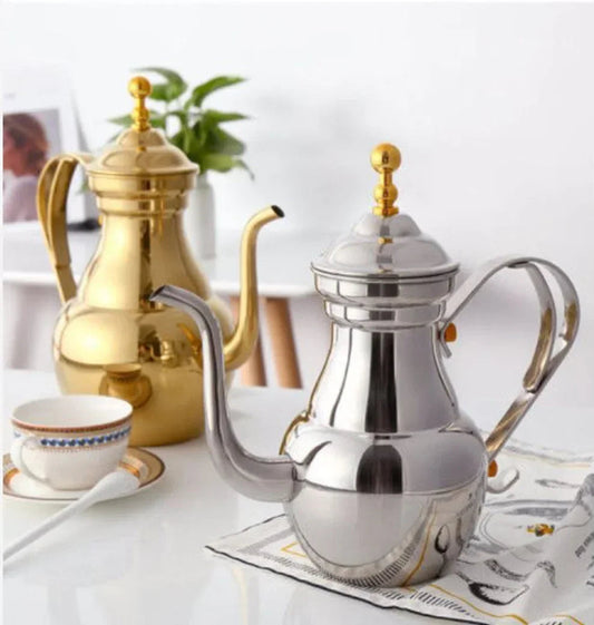 1.5L Stainless Steel Teapot Restaurant Retro Royal Teapot With Tea Strainer Long Spout Pot For Tea Brewing In Mug Tea Infuser Buy Our Tea