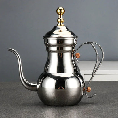 1.5L Stainless Steel Teapot Restaurant Retro Royal Teapot With Tea Strainer Long Spout Pot For Tea Brewing In Mug Tea Infuser Buy Our Tea