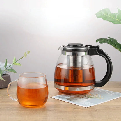 1.5L glass boiling teapot home office thickened heat-resistant and high-temperature resistant kettle with filter tea pot Buy Our Tea