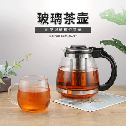 1.5L glass boiling teapot home office thickened heat-resistant and high-temperature resistant kettle with filter tea pot Buy Our Tea