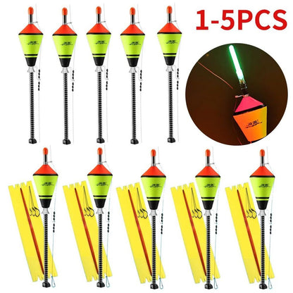 1-5pcs Portable Automatic Fishing Float Fast Bobber Fishing Accessories Fishing Buy Our Tea