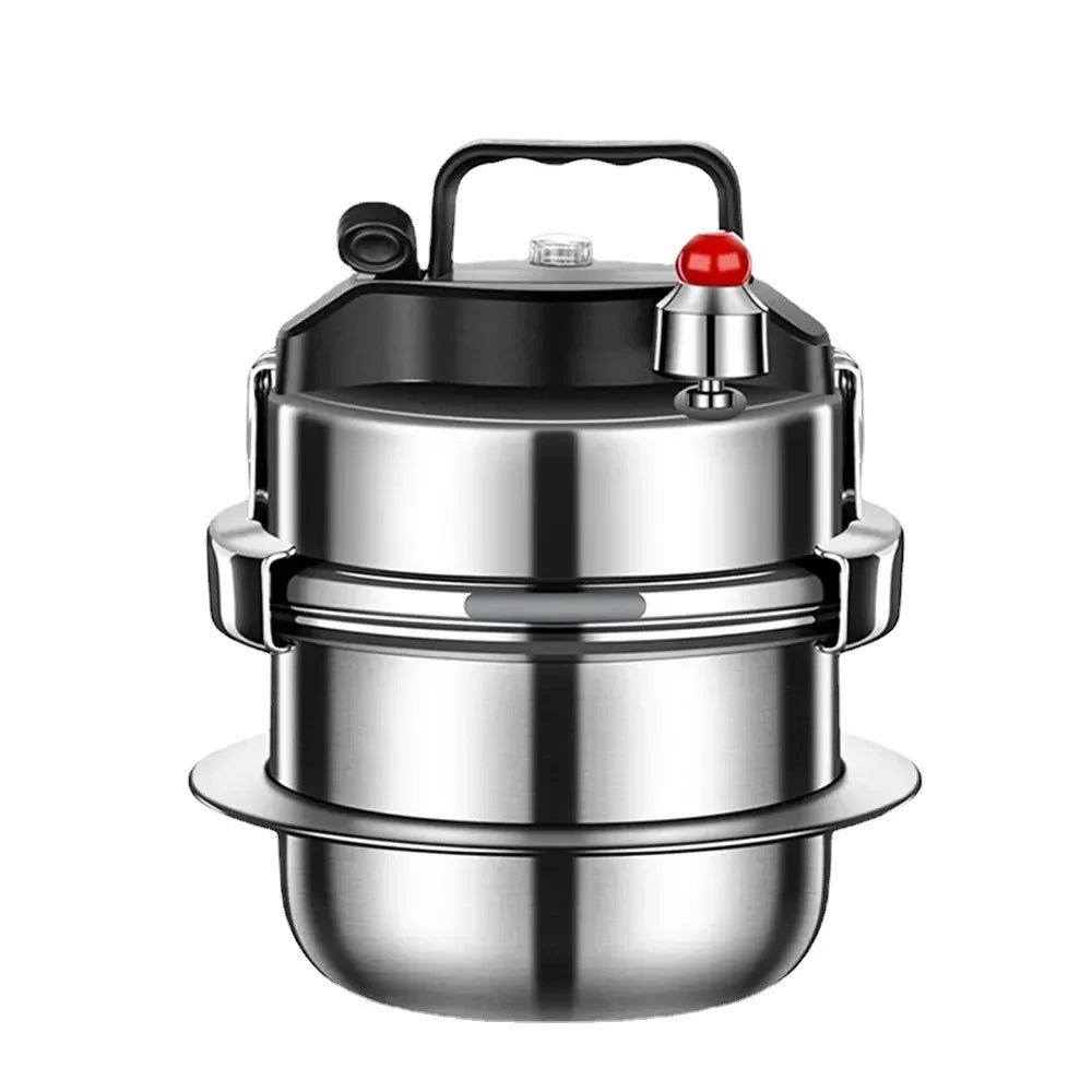 1.6L/2.0L Pressure Cooker Stainless Steel Outdoor Camping Portable Micro Pressure Cooker Household Mini Pot