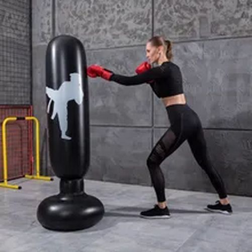 1.6m Inflatable Boxing Training Pillar Tumbler Water Base Standing Sandbag Kit Buy Our Tea