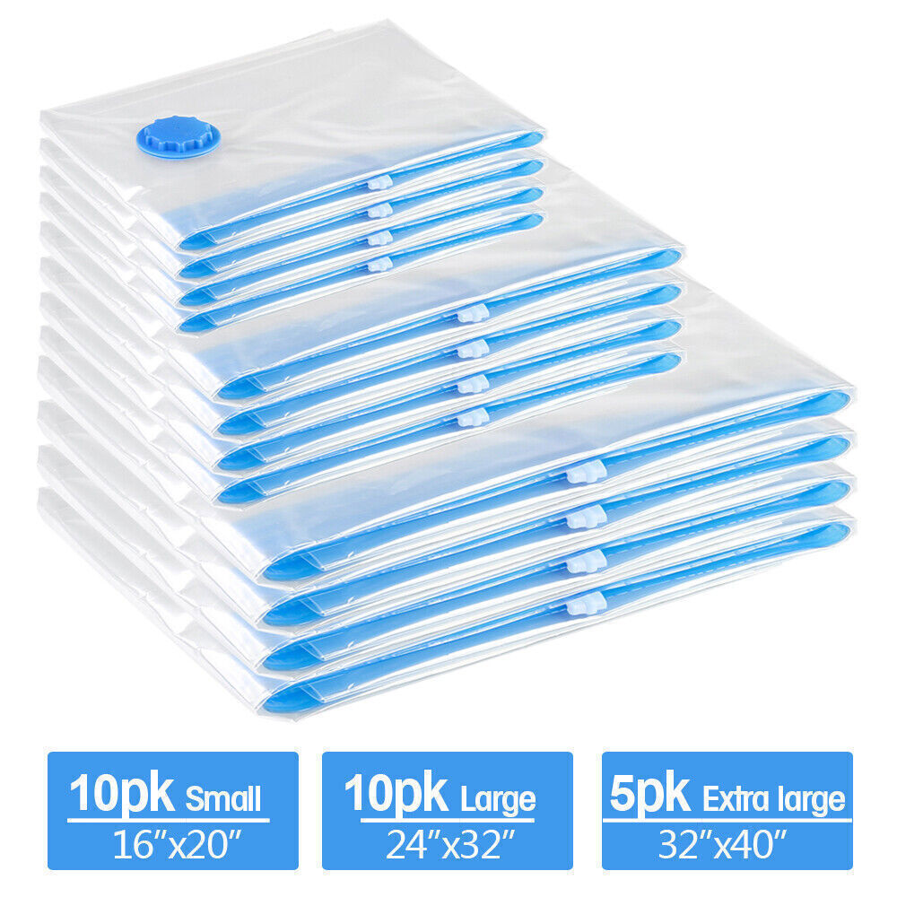 1/8/25 Vacuum Storage Bags Space Saver Hoover Compression for Travel Triple Seal Buy Our Tea