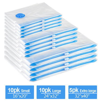 1/8/25 Vacuum Storage Bags Space Saver Hoover Compression for Travel Triple Seal Buy Our Tea