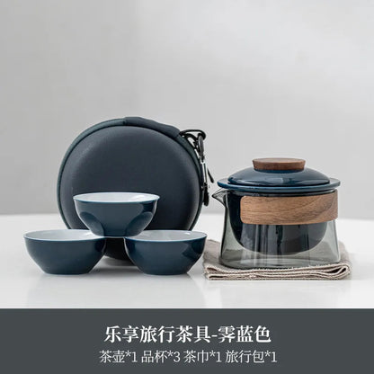 1 Bowl 3 Cups Zen Teapot and Tea Cup Set Kit  Household Tea Making Travel Tea Set Outdoor Portable Bag Chinese Tea Set Supplies Buy Our Tea