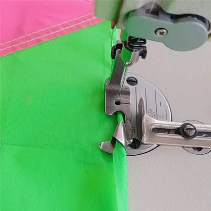 1 PCS Industrial Sewing Machine Curved Hemming Foot Silk Chiffon Skirt Crimping Presser Foot Hem Pull Tube Presser Foot