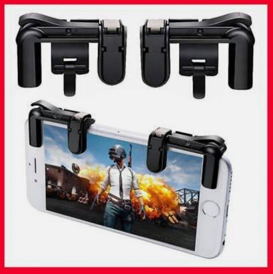 1 Pair Gaming Trigger Phone Game PUBG Mobile Controller Gamepad for Android IOS Buy Our Tea