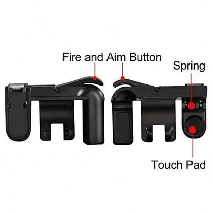 1 Pair Gaming Trigger Phone Game PUBG Mobile Controller Gamepad for Android IOS Buy Our Tea
