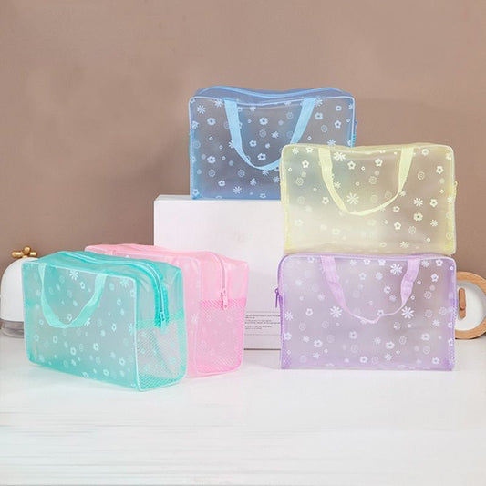 1 Pc PVC Transparent Cosmetic Makeup Bag Waterproof Zipper Beauty Case Toiletry Buy Our Tea