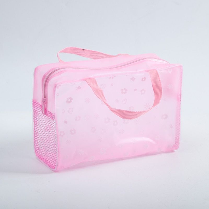 1 Pc PVC Transparent Cosmetic Makeup Bag Waterproof Zipper Beauty Case Toiletry Buy Our Tea