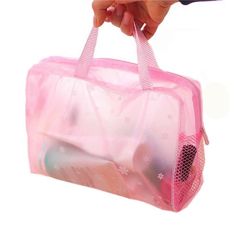 1 Pc PVC Transparent Cosmetic Makeup Bag Waterproof Zipper Beauty Case Toiletry Buy Our Tea